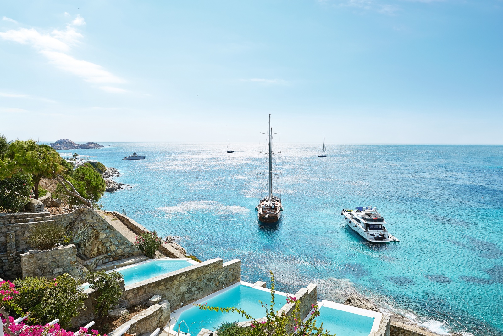 Mykonos Blu - Pure White Luxury